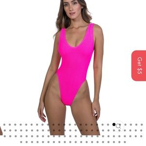 Love and bikinis one piece bathing suit